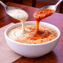 Salsa mixta de tuco y crema
